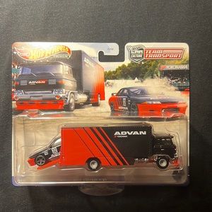 Hot wheels skyline r32 advan trailer